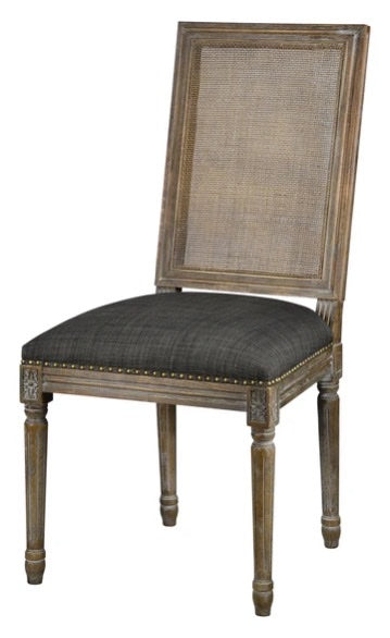 Square Maxwell Side Chair W/ Cane