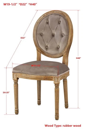 Meg Tufted Side Chair