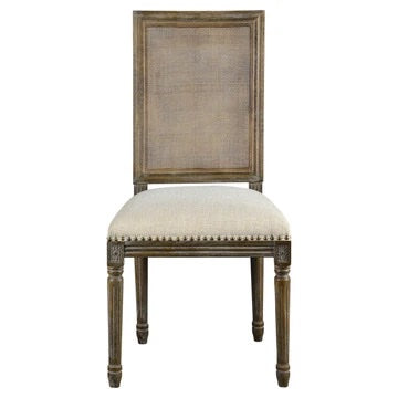 Square Maxwell Side Chair W/ Cane