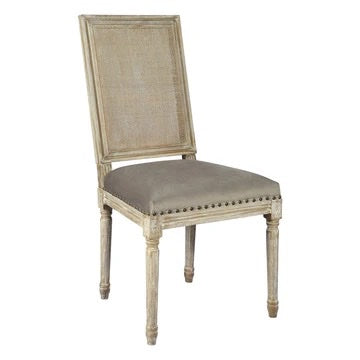 Square Maxwell Side Chair W/ Cane