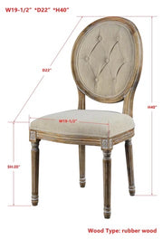 Meg Tufted Side Chair