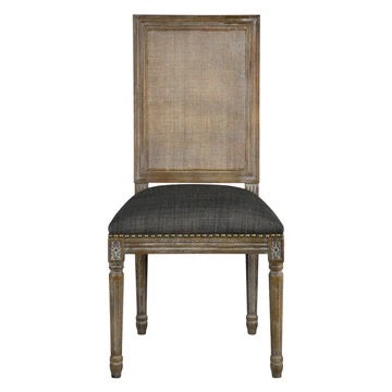 Square Maxwell Side Chair W/ Cane