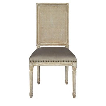 Square Maxwell Side Chair W/ Cane