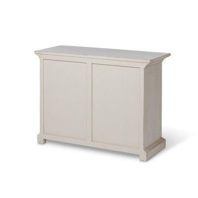 Adeline Wood Console with Glass Doors