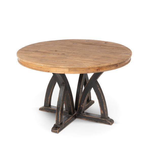 Elba Round Wood Dining Table (back order)