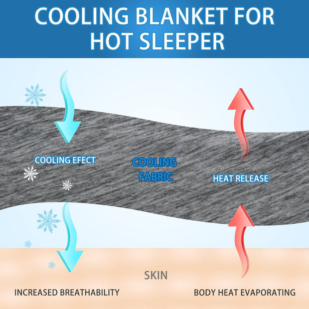 Self-Cooling 2-in-1 Summer Blanket
